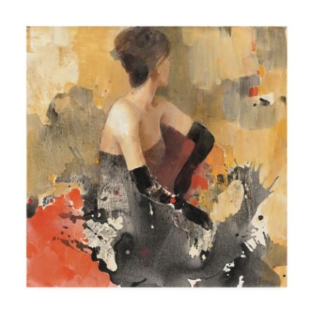 Albena Hristova 'Beautiful Gaze I' Canvas Art,35x35
